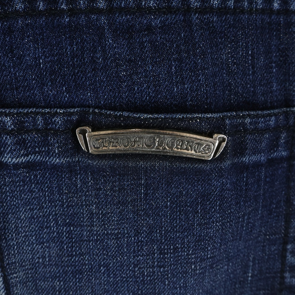 CHROME HEARTS(クロムハーツ) DNM PANTS CRS BTN INDIGO クロスボールボタンウォッシュドデニムパンツ インディゴ