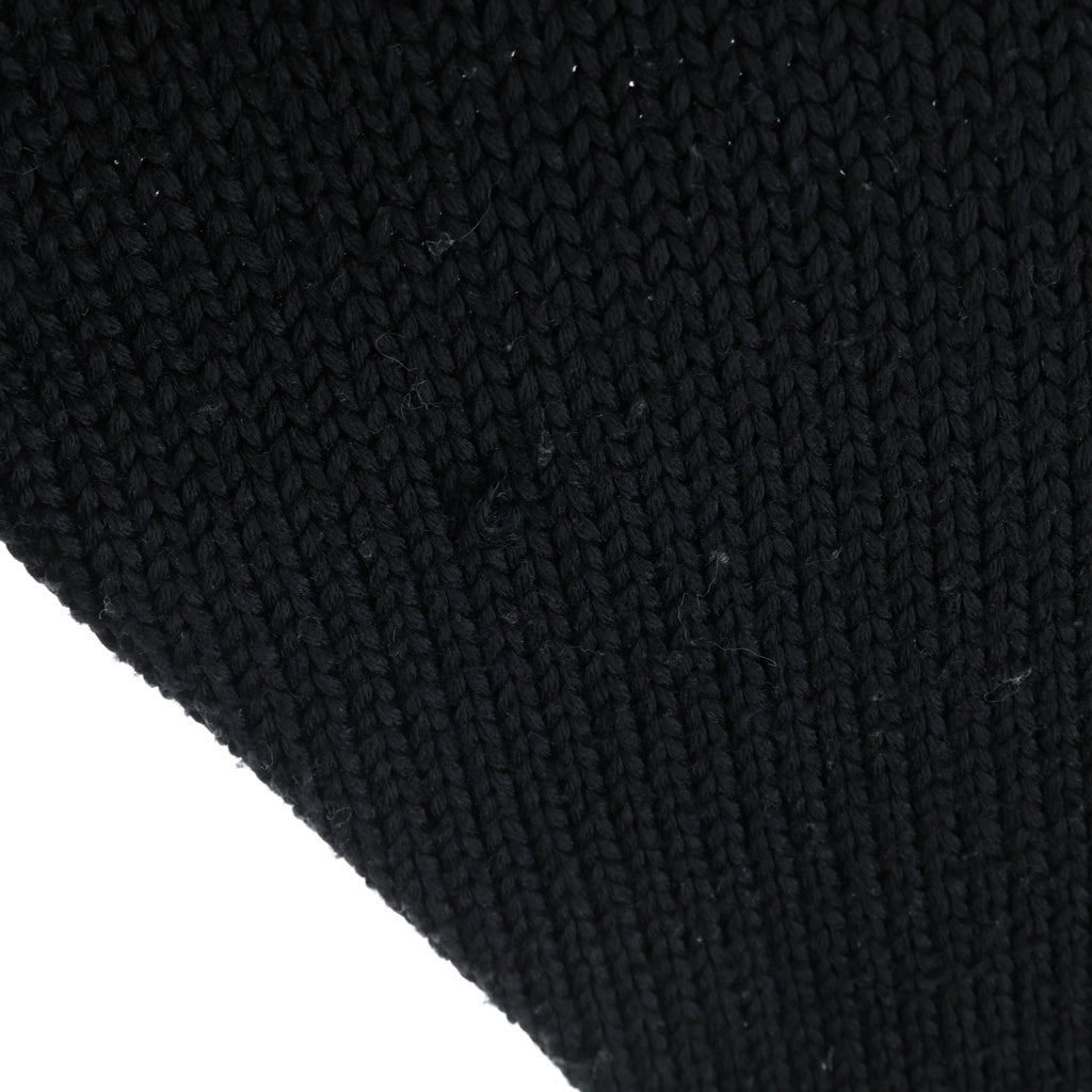 WTAPS(ダブルタップス) 23AW バックロゴ クルーネック ニット セーター ブラック 232MADT-KNM04