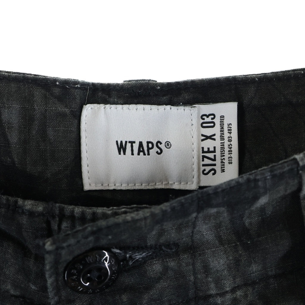 WTAPS(ダブルタップス) 20SS CARGO SHORTS カーゴショーツ ハーフパンツ ブラック 201WVDT-PTM01S