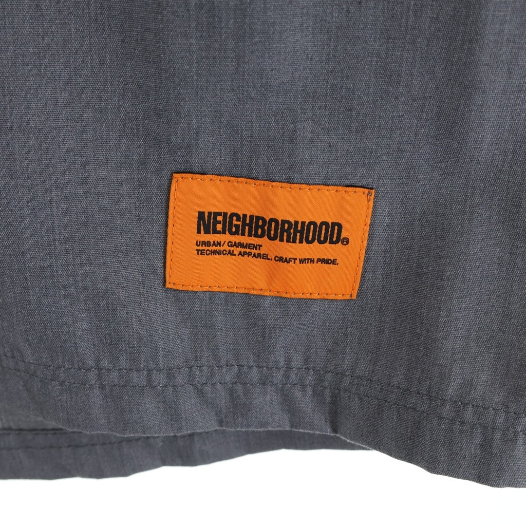 NEIGHBORHOOD(ネイバーフッド) CLASSIC WORK SHIRT LS ボタンアップ 長袖ワークシャツ グレー 242TSNH-SHM01