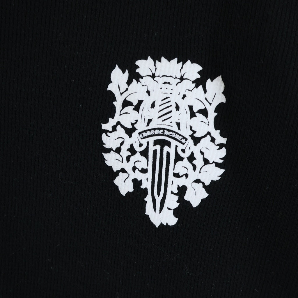 CHROME HEARTS(クロムハーツ) Vine Dagger Print Thermal Long Sleeve Tee ヴァインダガー プリント サーマル ロングスリーブTシャツ ブラック