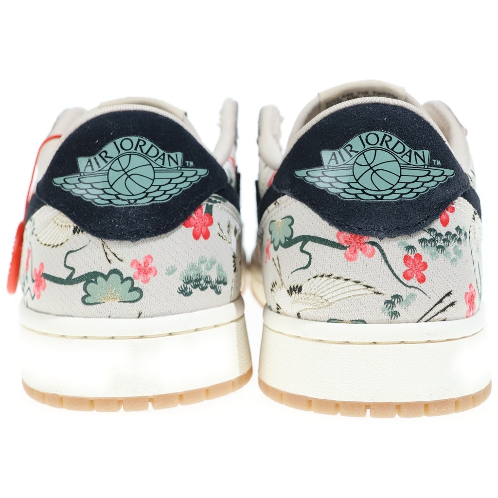NIKE(ナイキ) ×RUI HACIMURA AIR JORDAN 1 RETRO LOW OG エアジョーダン1 八村 塁 ローカットスニーカー ベージュ US9.5/27.5cm HV8293-100