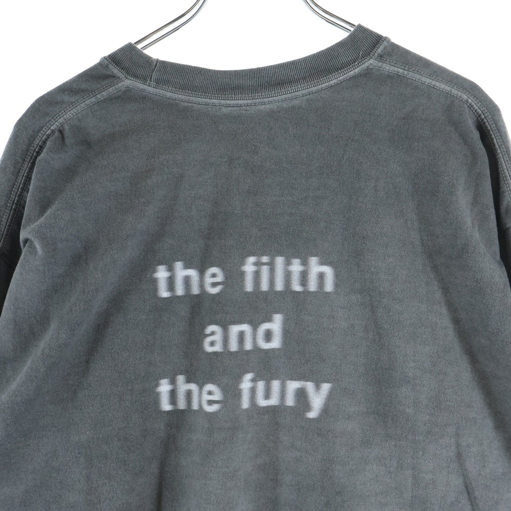 NEIGHBORHOOD(ネイバーフッド) 25SS NH . TEE LS-3 ロゴプリント ロングスリーブ 長袖Tシャツ カットソー グレー 251PCNH-LT03