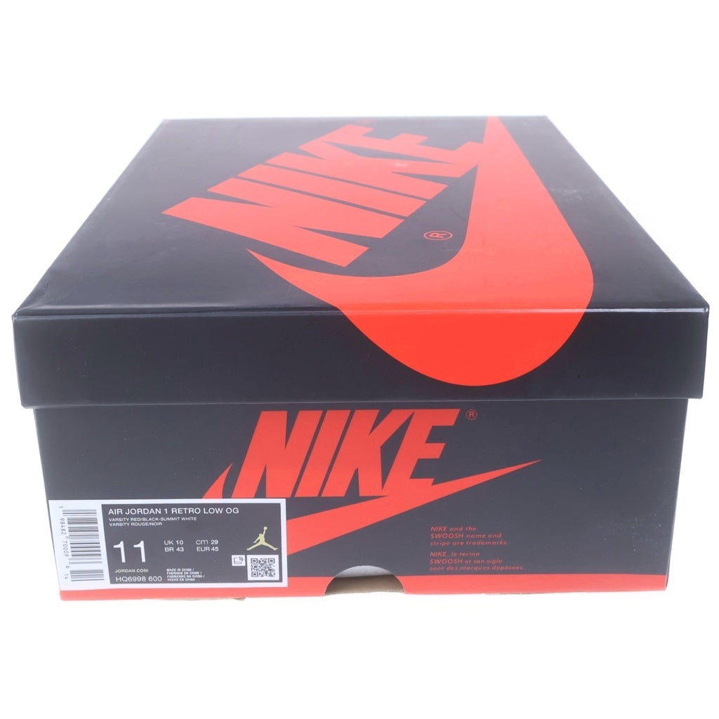 NIKE(ナイキ) AIR JORDAN 1 RETRO LOW OG CHICAGO エアジョーダン1 レトロ シカゴ ローカットスニーカー レッド US11/29cm HQ6998-600