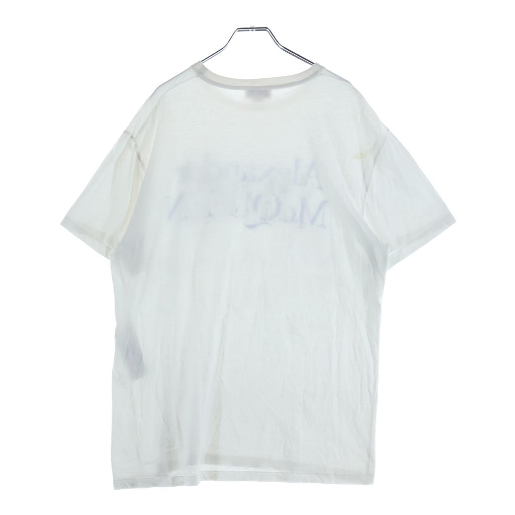 Alexander McQueen(アレキサンダーマックイーン) スカル ロゴ プリント 半袖カットソー Tシャツ ホワイト