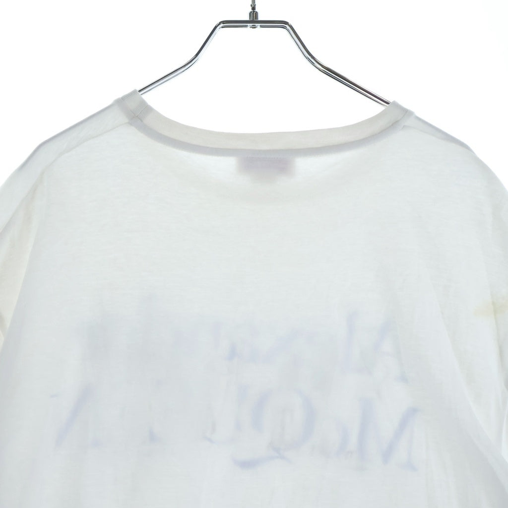 Alexander McQueen(アレキサンダーマックイーン) スカル ロゴ プリント 半袖カットソー Tシャツ ホワイト