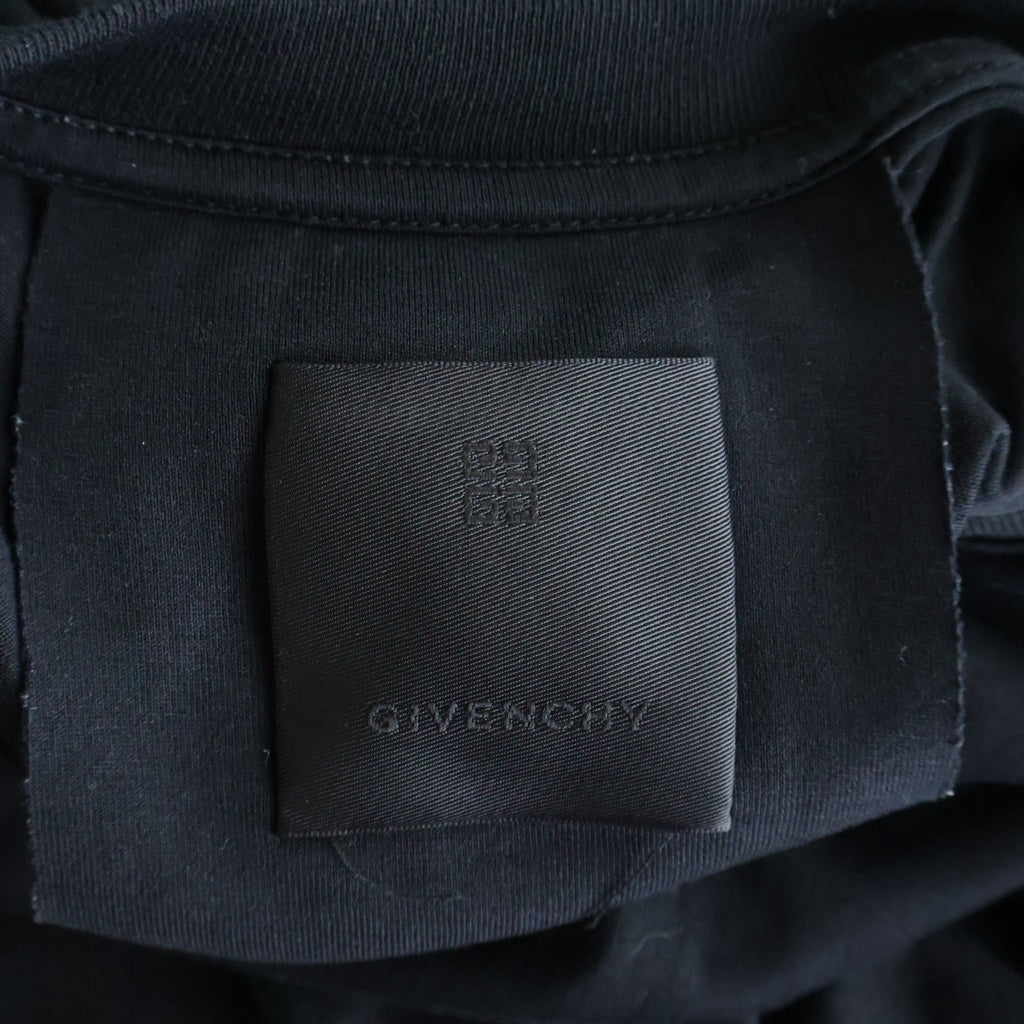 GIVENCHY(ジバンシィ) ショルダー ロゴ 半袖カットソー Tシャツ ブラック BM714Q3Y6B