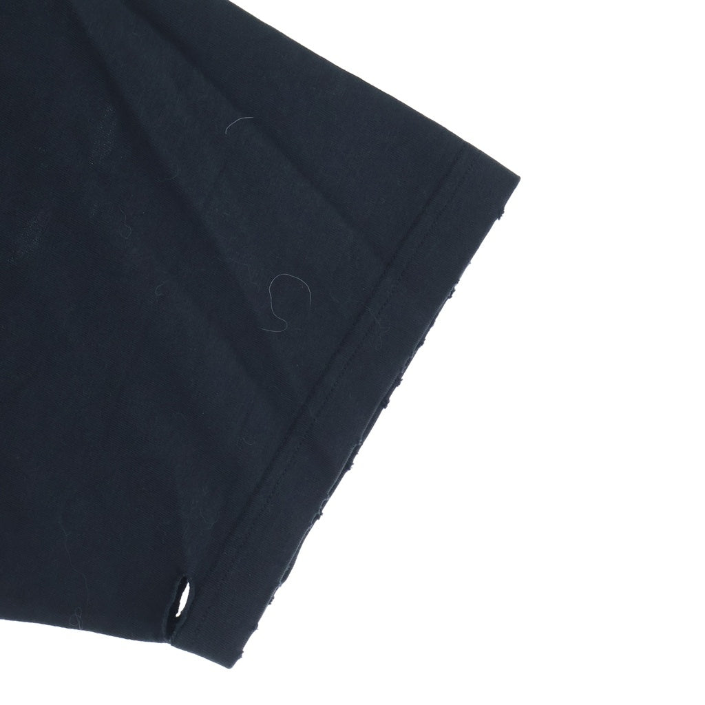 BALENCIAGA(バレンシアガ) Destroy Inside Out T-Shirt デストロイ インサイドアウト オーバーサイズ半袖Tシャツ ブラック 720198 TQVP3