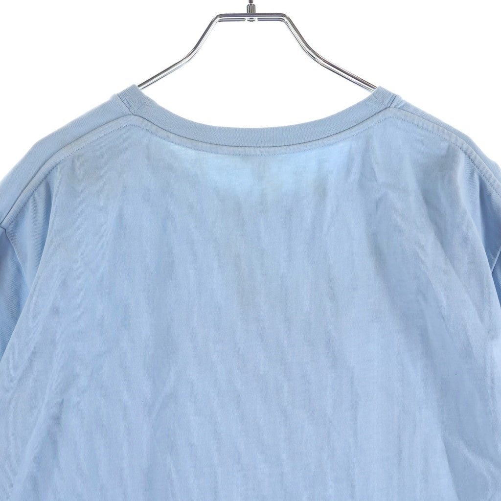 LOEWE(ロエベ) 23AW Relaxed Fit T-shirt In Cotton リラックスフィット Tシャツ アナグラム刺繍 半袖カットソー ブルー H526Y22XA4