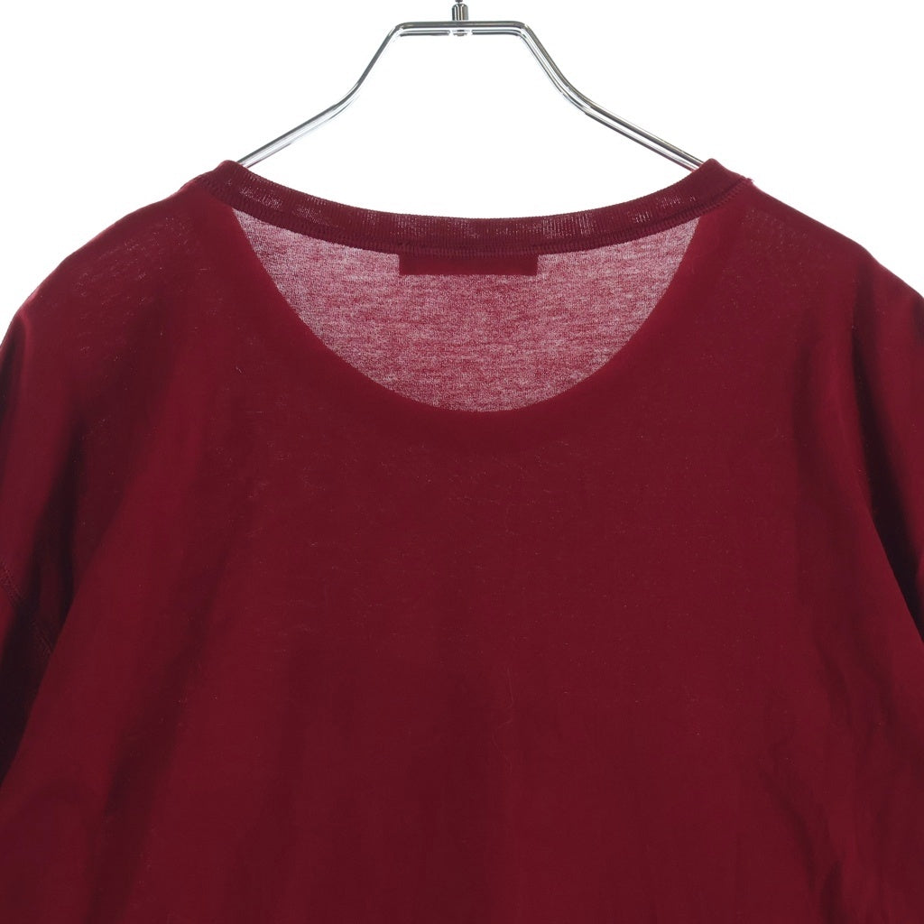 DOLCE & GABBANA(ドルチェアンドガッバーナ) ロゴプリント 半袖カットソー Tシャツ レッド G8HS4T G7RKR
