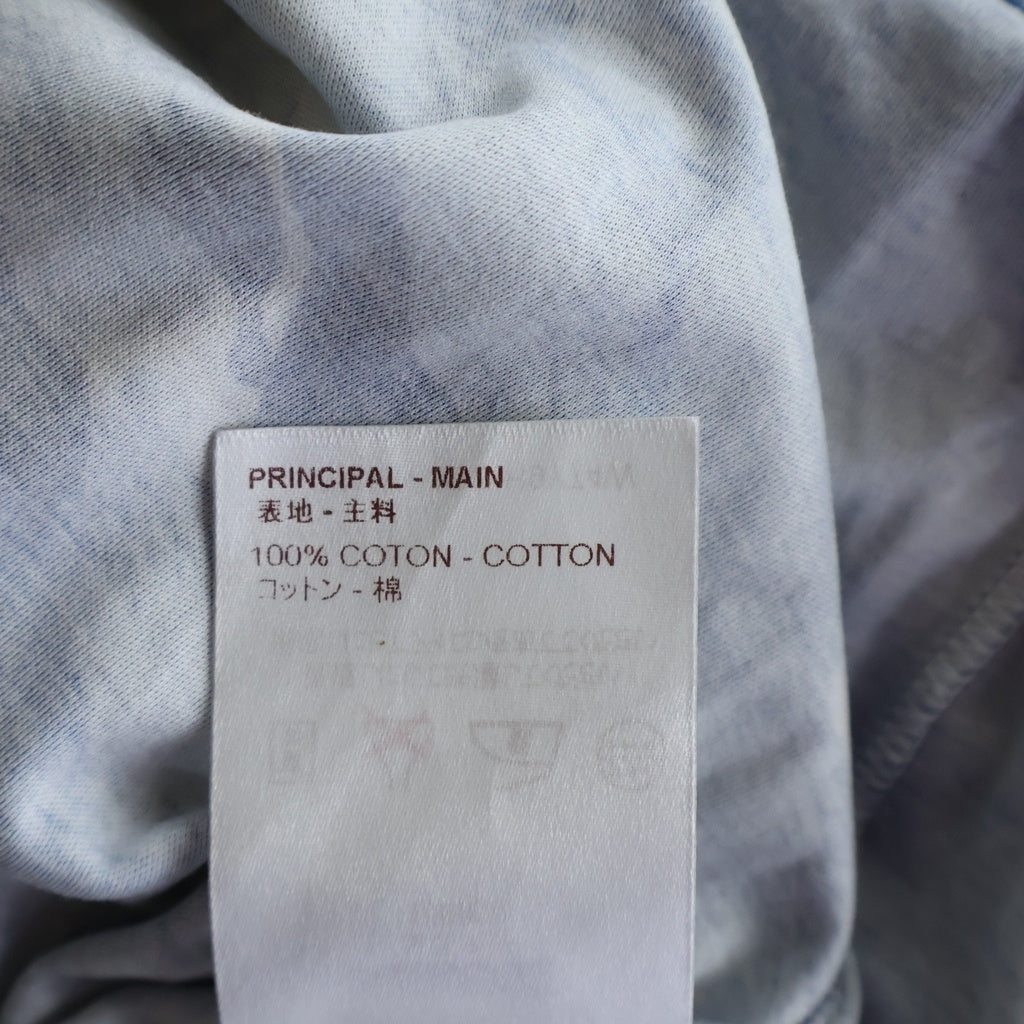 LOUIS VUITTON(ルイヴィトン) 16SS カモフラージュ ロゴ 半袖カットソー Tシャツ ブルー RM161 JOC H9Y74W