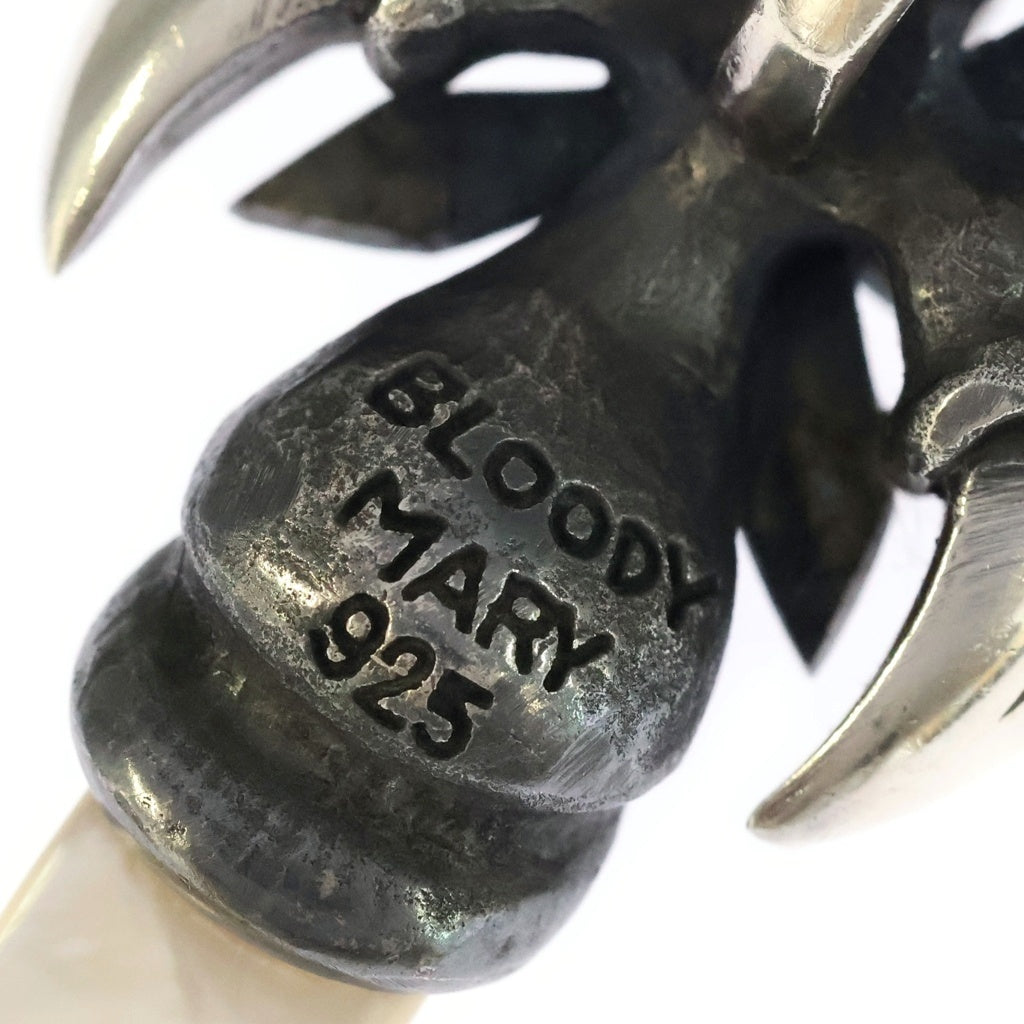 Bloody Mary(ブラッディマリー) ヴァンパイア ソーン クロス ペンダント ネックレストップ シルバー