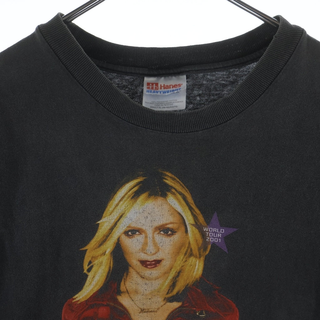VINTAGE(ヴィンテージ) 00S Madonna Drowned World Tour マドンナ ドロウンド ワールド ツアー プリント Tシャツ ブラック