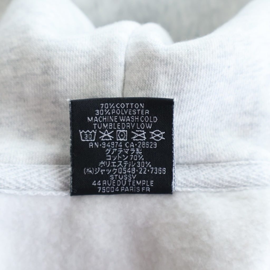 STUSSY(ステューシー) WORLD TOUR ZIP HOODIE ワールド ツアー ジップ