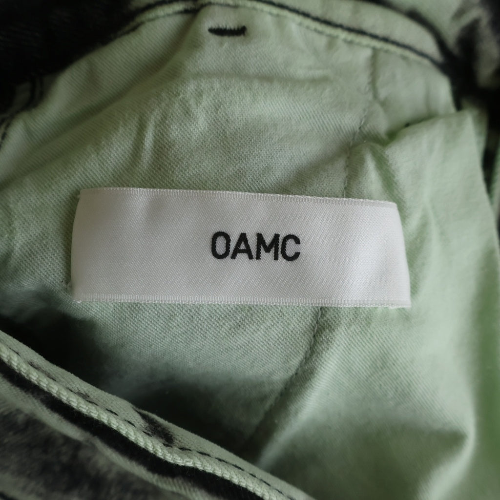 OAMC(オーエーエムシー) 23SS FALESIA DENIM PANTS ファレージア デニム パンツ グリーン 23E28OAU34
