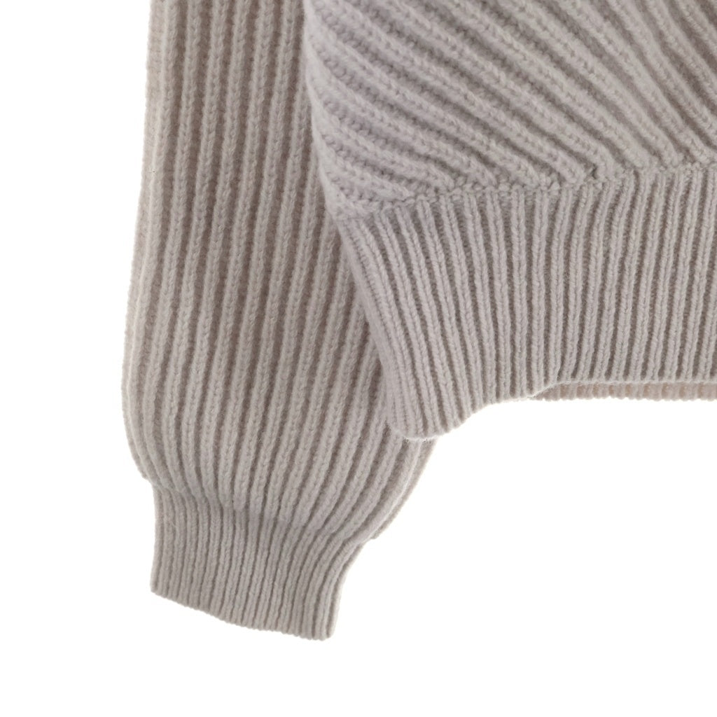 Jieda(ジエダ) WOOL HALF ZIP KNIT ウール ハーフ ジップアップ ニット