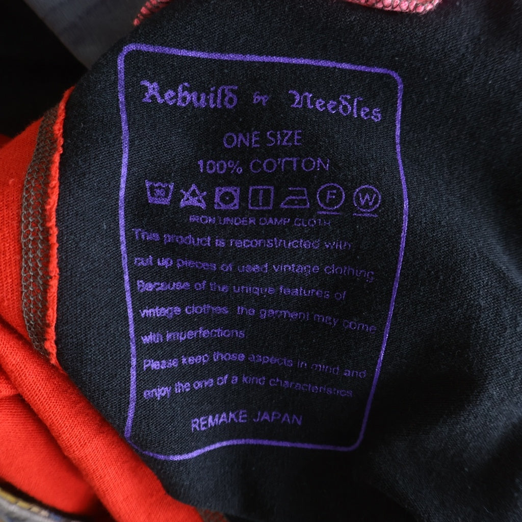 Rebuild by needles(リビルドバイニードルス) 4CUT Wide Baseball Tee 4カット ワイド ベースボール 半袖Tシャツ マルチ QV412