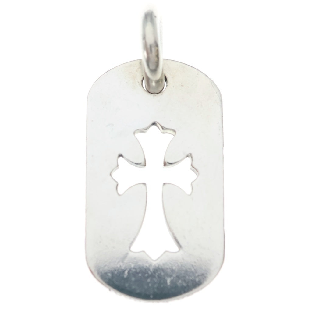 CHROME HEARTS(クロムハーツ) D TAG SML CO CRS カットアウトクロスドッグタグ スモール ペンダントトップ シルバー BCA242