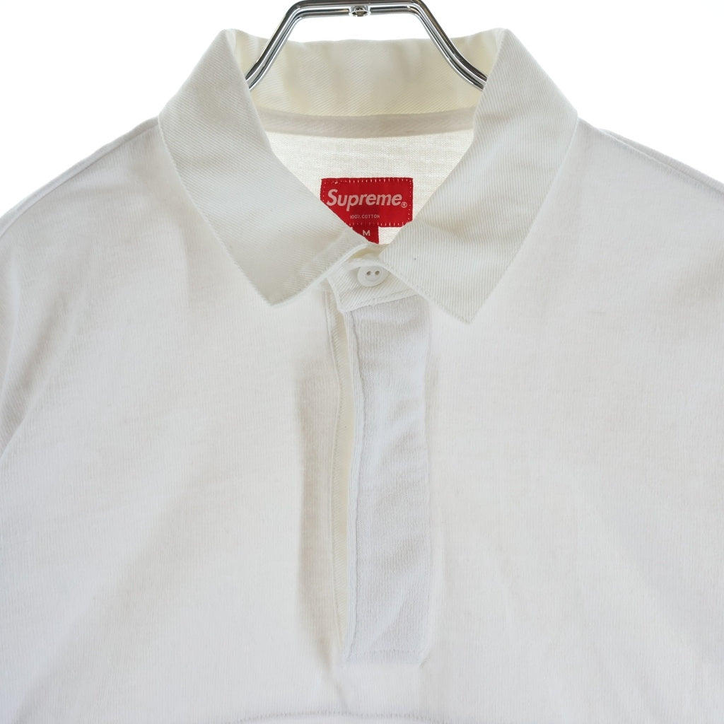 SUPREME(シュプリーム) 15AW Team Rugby 長袖 ラガーシャツ ホワイト