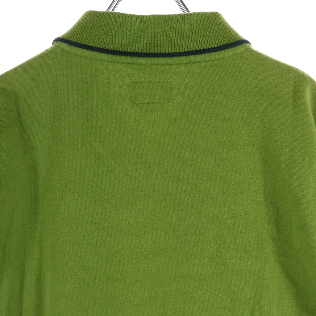 SUPREME(シュプリーム) 16AW Vertical Logo Zip Up L/S Polo 1Pロゴジップアップニットポロシャツ