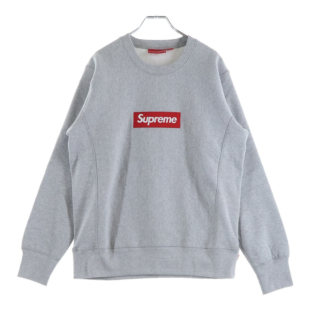 SUPREME(シュプリーム) 15AW Box Logo Crewneck ボックスロゴ クルーネックスウェットトレーナー グレー