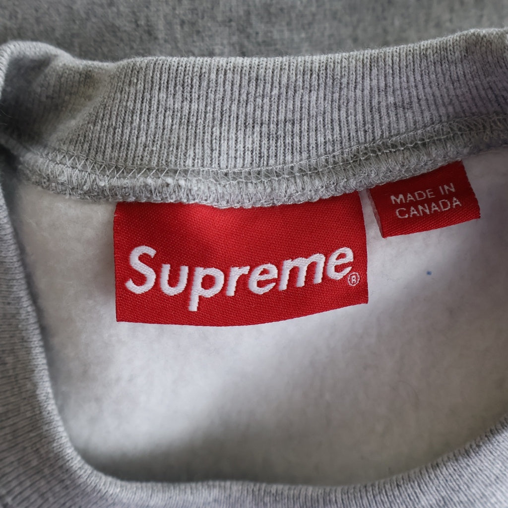 SUPREME(シュプリーム) 15AW Box Logo Crewneck ボックスロゴ クルーネックスウェットトレーナー グレー