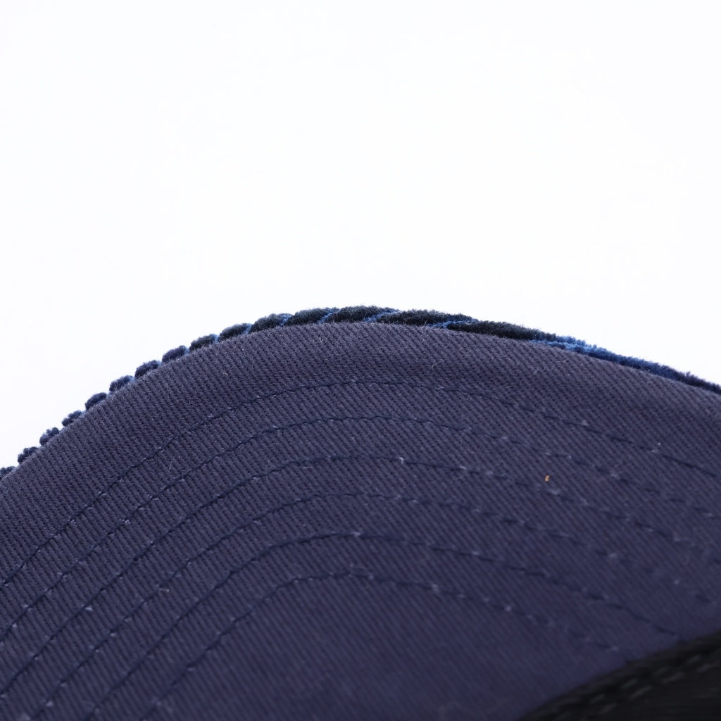 SUPREME(シュプリーム) 19AW Camo Corduroy Camp Cap 帽子 ブルー/ブラック