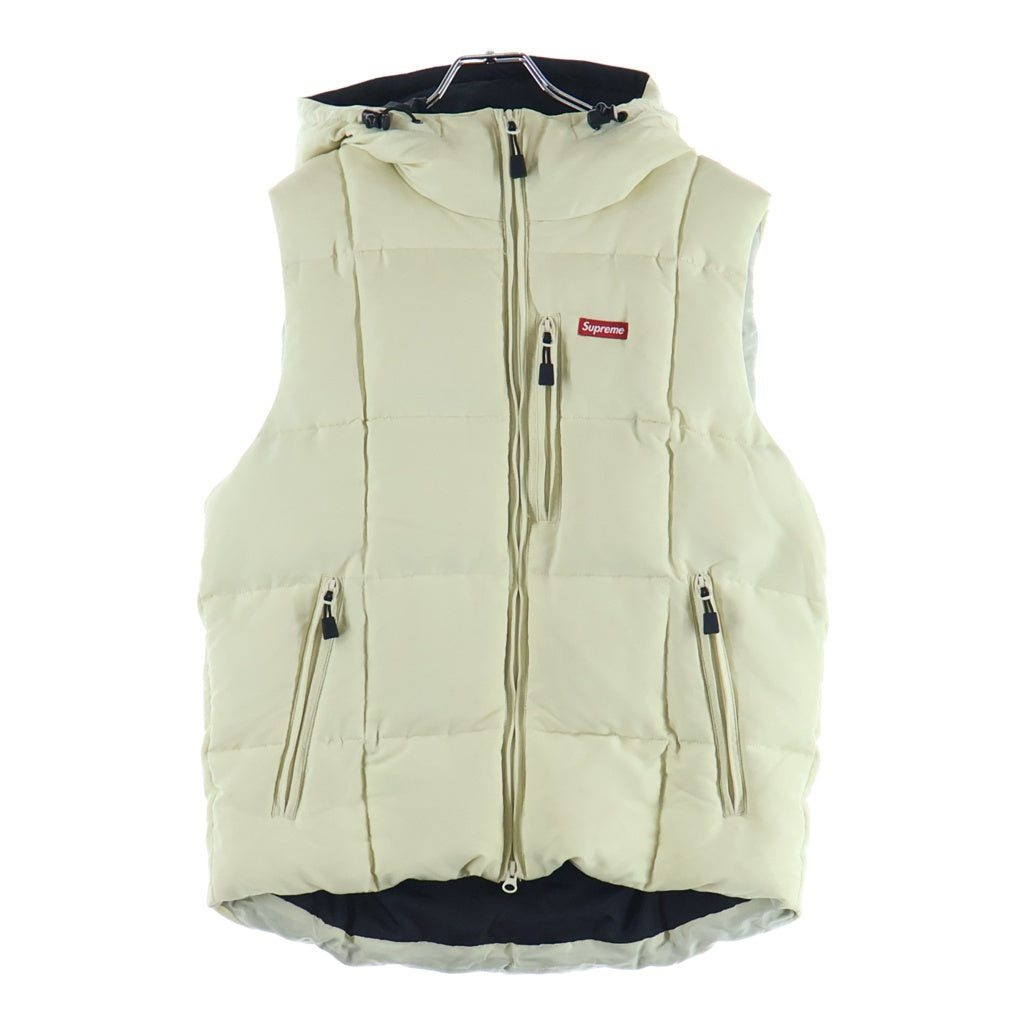 SUPREME(シュプリーム) 14AW Iridescent Puffy Vest ダウン ベスト イエロー
