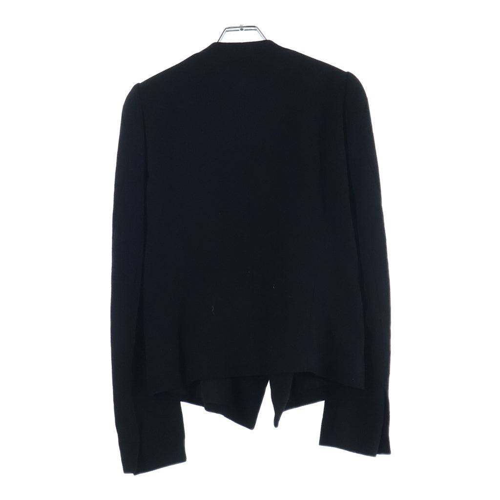 JULIUS(ユリウス) 22AW JACKET FOR MALE ノーカラー ジャケット ブラック 797JAM2