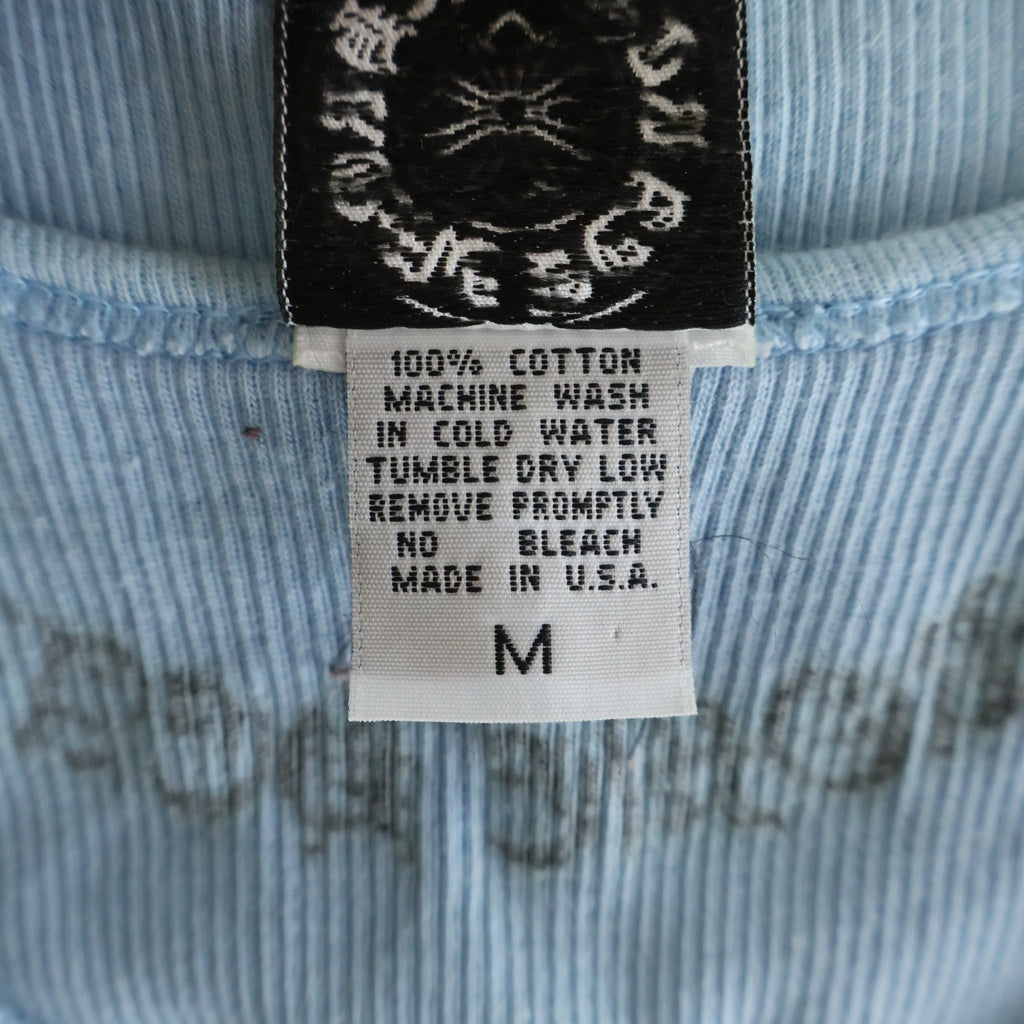 CHROME HEARTS(クロムハーツ) OLD FLRL CRS HRT フローラルハートクロス タンクトップ ブルー