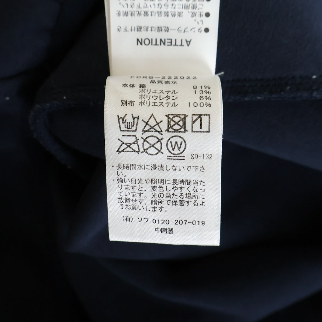 F.C.R.B./F.C.Real Bristol/FCRB(エフシーアールビー/エフシーレアルブリストル) 22AW VENTILATION HOODIE ベンチレーション フーディー ジップアップ パーカー ブルー FCRB-222022