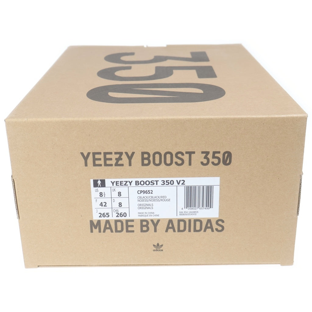 adidas(アディダス) YEEZY BOOST 350 V2 CORE BLACK イージーブースト ローカットスニーカー ブラック US8.5/26.5cm CP9652
