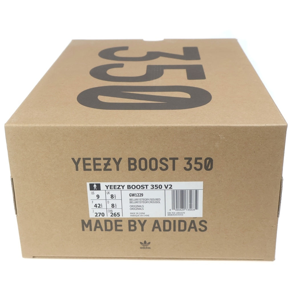 adidas(アディダス) YEEZY BOOST 350 V2 Beluga Reflective イージーブースト350 ベルーガ ローカットスニーカー グレー US9/27.0cm GW1229