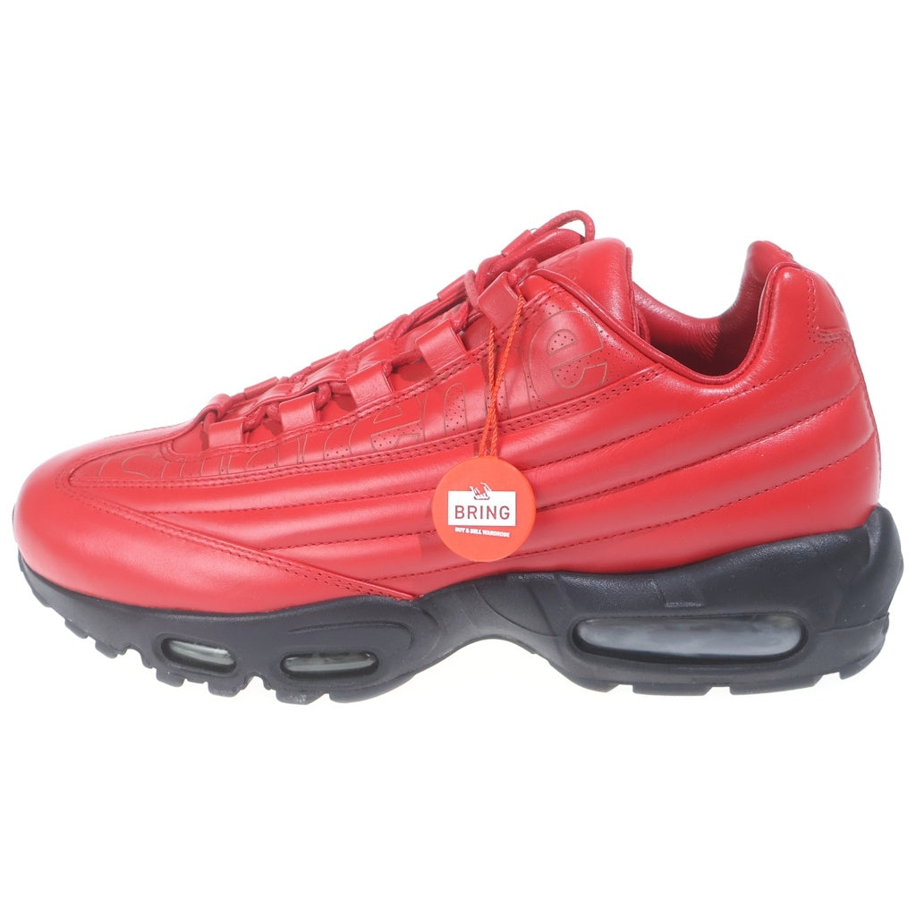 SUPREME(シュプリーム) ×NIKE AIR MAX 95 LUX エアマックス 95 ローカット スニーカー レッド US9/27cm CI0999-600
