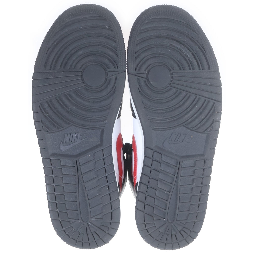 NIKE(ナイキ) AIR JORDAN 1 MID エアジョーダン ミッドカットスニーカー レッド/ブラック US9.5/27.5cm 554724-079