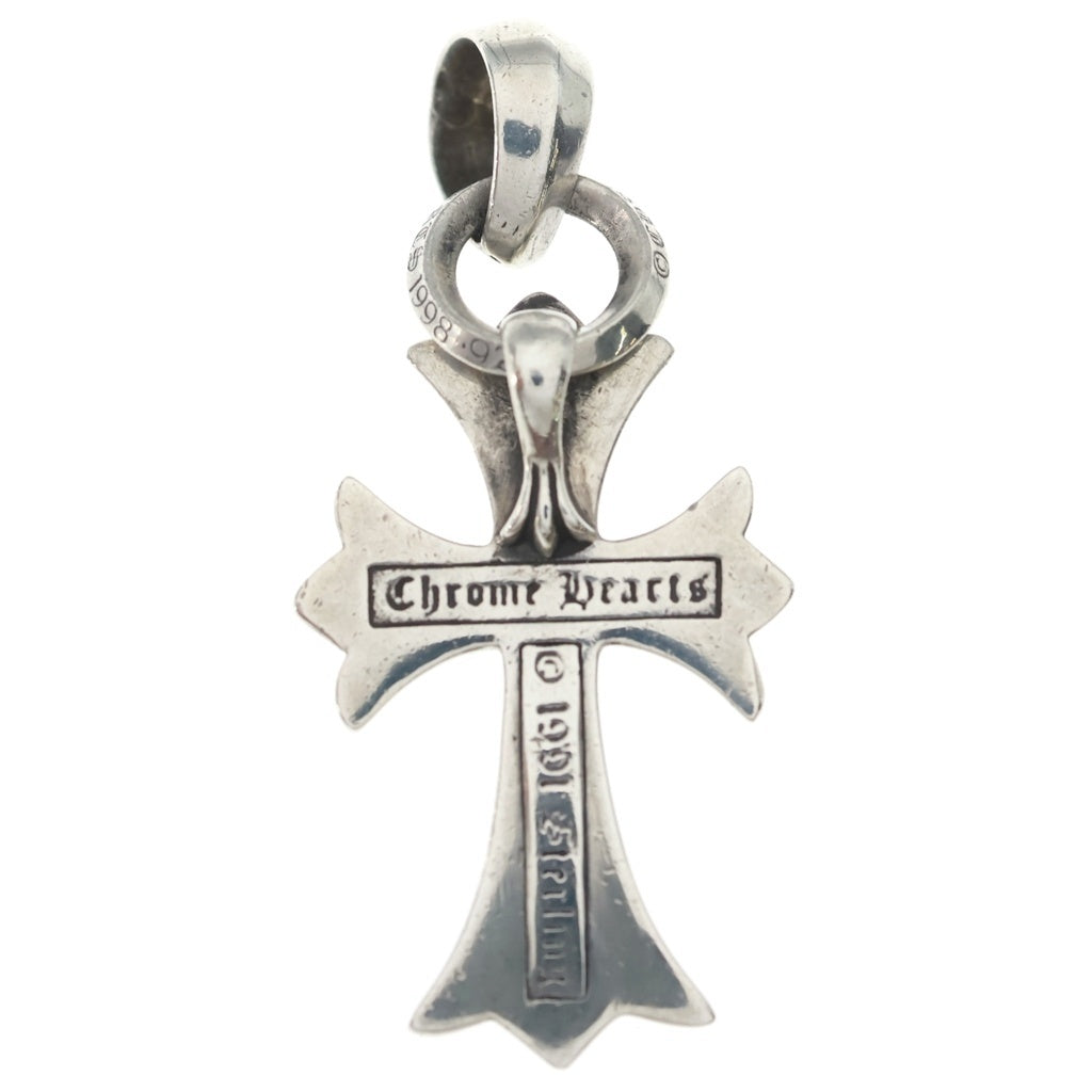 CHROME HEARTS(クロムハーツ) CH CRS SML W/BALE Wベイル スモールCHクロス ペンダントトップ シルバー BCA218