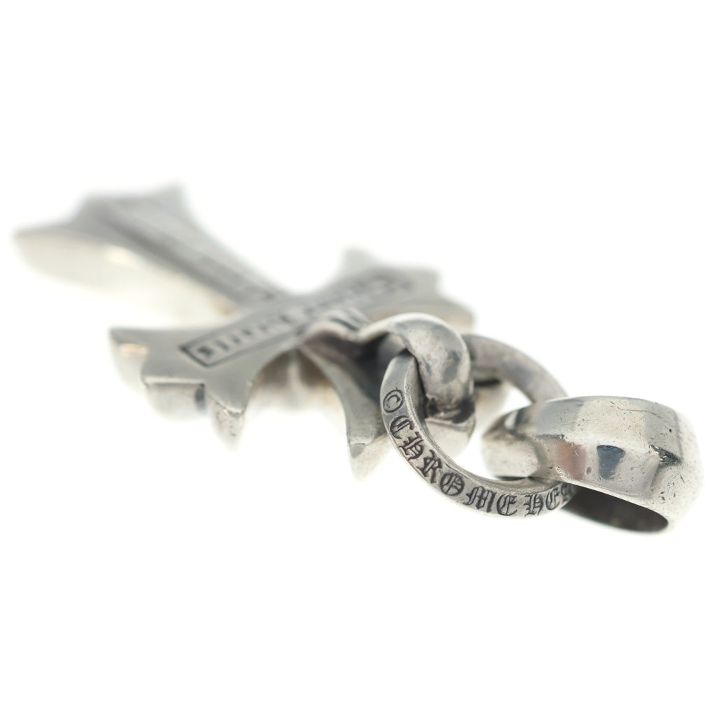 CHROME HEARTS(クロムハーツ) CH CRS SML W/BALE Wベイル スモールCHクロス ペンダントトップ シルバー BCA218