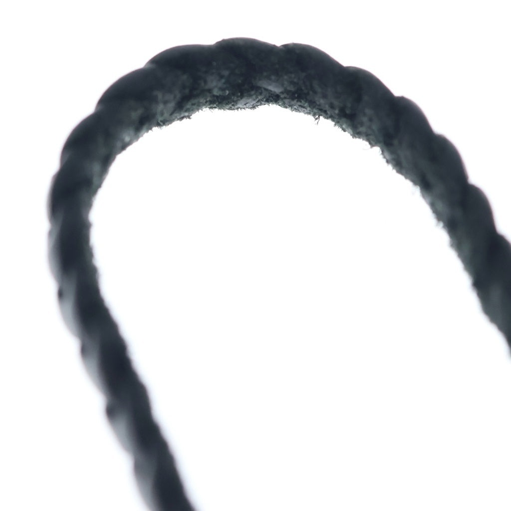 CHROME HEARTS(クロムハーツ) LEATHER BRAID スクロールレザーブレード シルバーネックレス