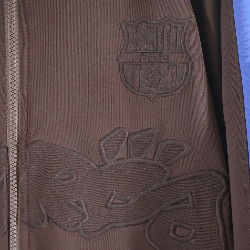 Cactus Jack(カクタスジャック) ×NIKE ×FC Barcelona Barca Retro Zip Anthem Jacket トラックジャケット ブラウン