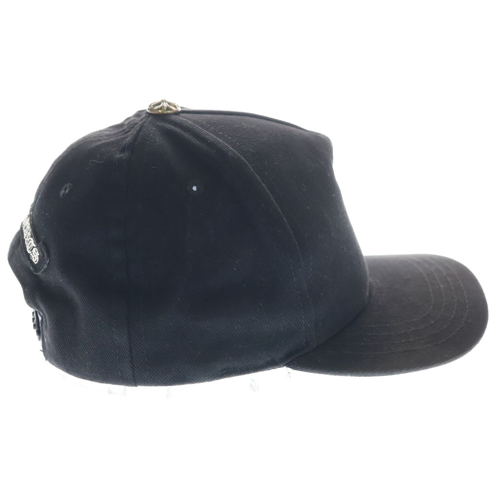 CHROME HEARTS(クロムハーツ) TRUCKER CAP デニムトラッカー ヴァインダガー刺繍 クロスボール付き キャップ ブラック