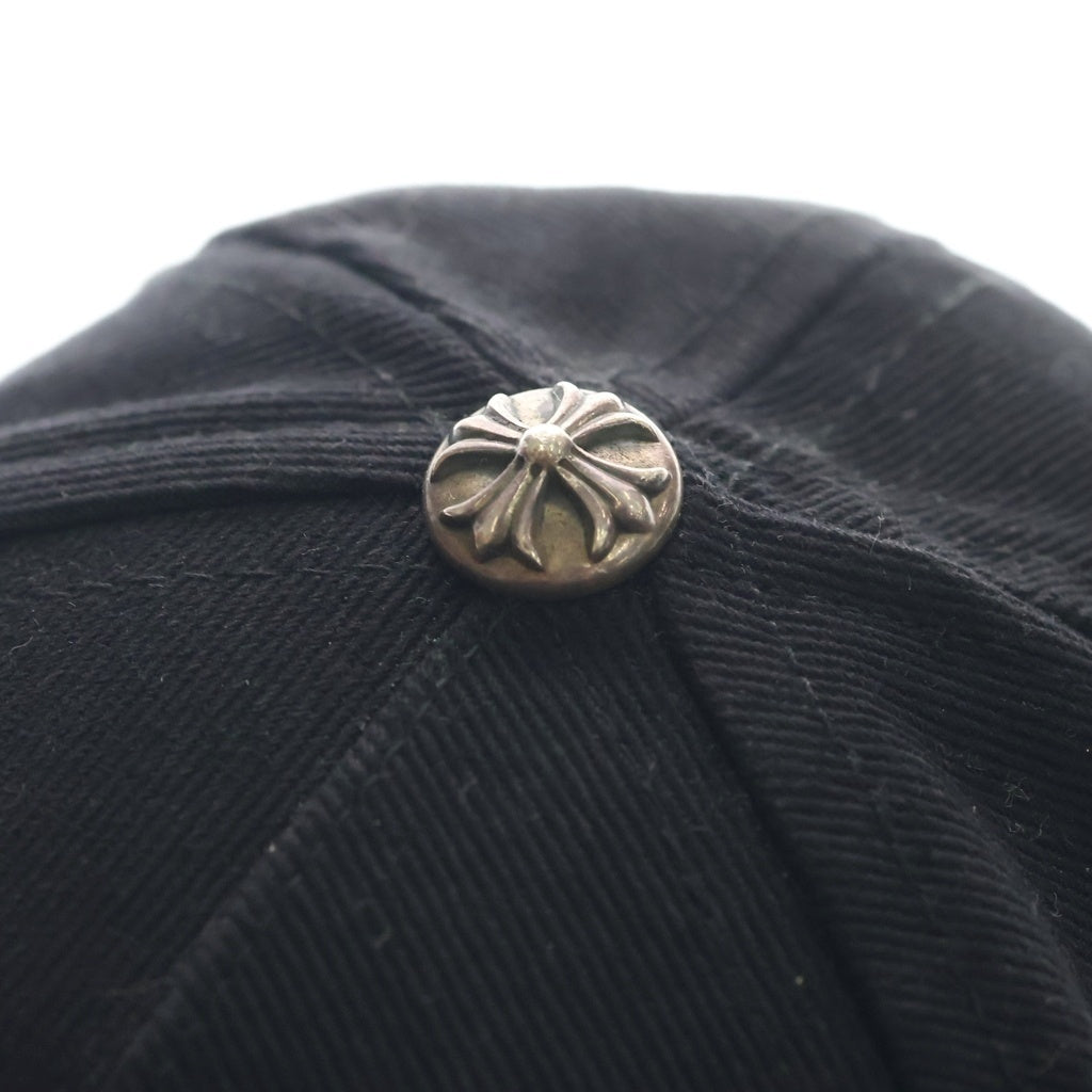 CHROME HEARTS(クロムハーツ) TRUCKER CAP デニムトラッカー ヴァインダガー刺繍 クロスボール付き キャップ ブラック