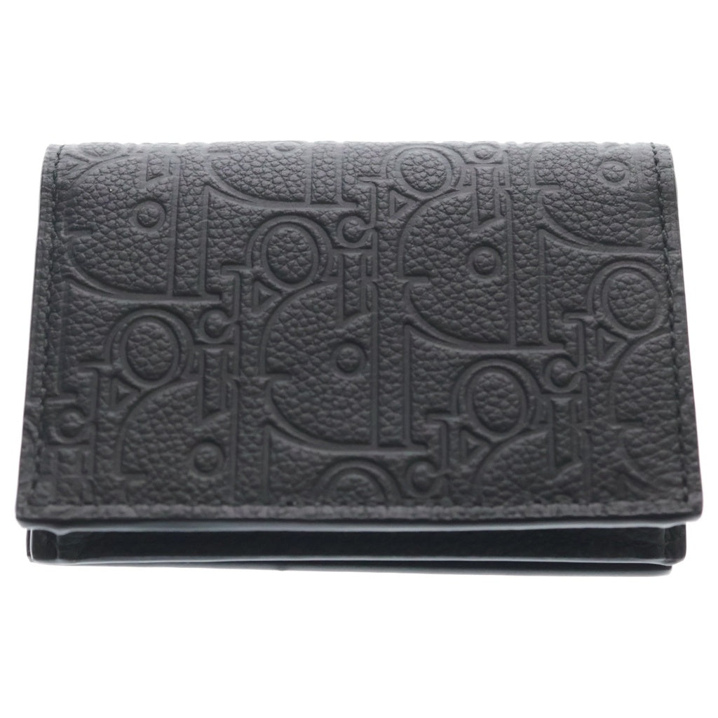 DIOR(ディオール) グラビティ レザー ビジネス カードホルダー 名刺入れ ブラック 2ESCH178FLG レディース