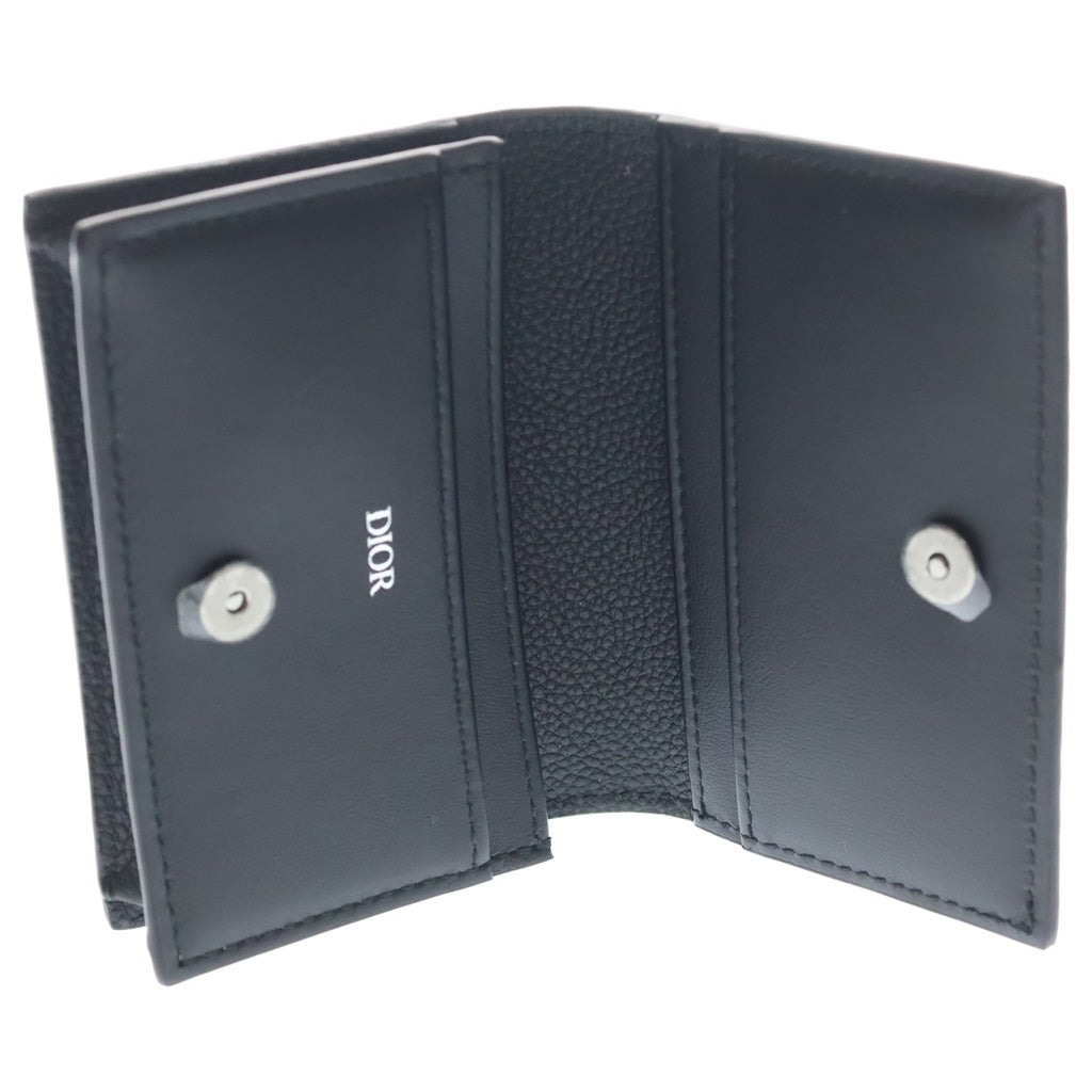 DIOR(ディオール) グラビティ レザー ビジネス カードホルダー 名刺入れ ブラック 2ESCH178FLG レディース