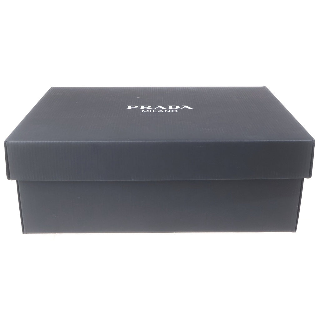 PRADA(プラダ) SCAMOSCIATO NYLON スウェード リナイロン トライアングルロゴ ローカットスニーカー ホワイト 2EE455