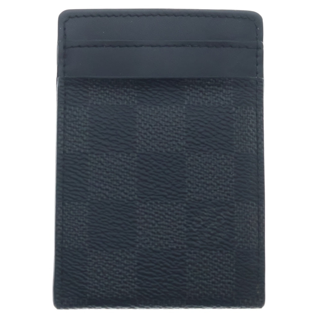 LOUIS VUITTON(ルイヴィトン) ポルトカルトパンス ダミエグラフィット レザー カードケース マネークリップ ブラック N60246 RFID