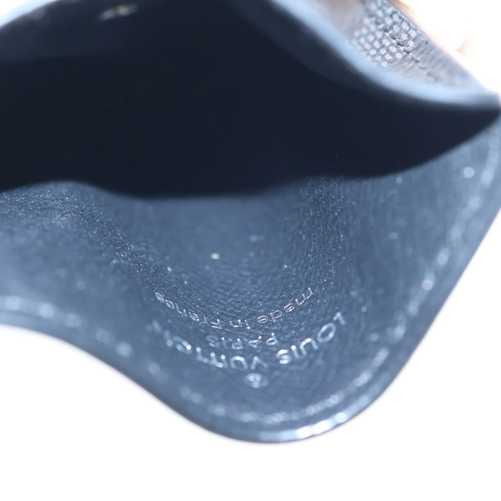LOUIS VUITTON(ルイヴィトン) ポルトカルトパンス ダミエグラフィット レザー カードケース マネークリップ ブラック N60246 RFID
