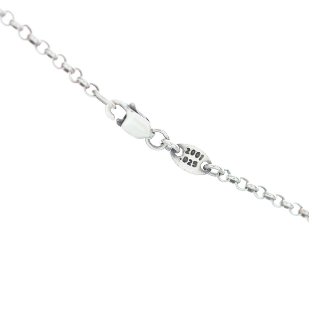 CHROME HEARTS(クロムハーツ) OLD NECKCHAIN R16 ロールチェーンネックレス 16inch シルバー オールド BCA082