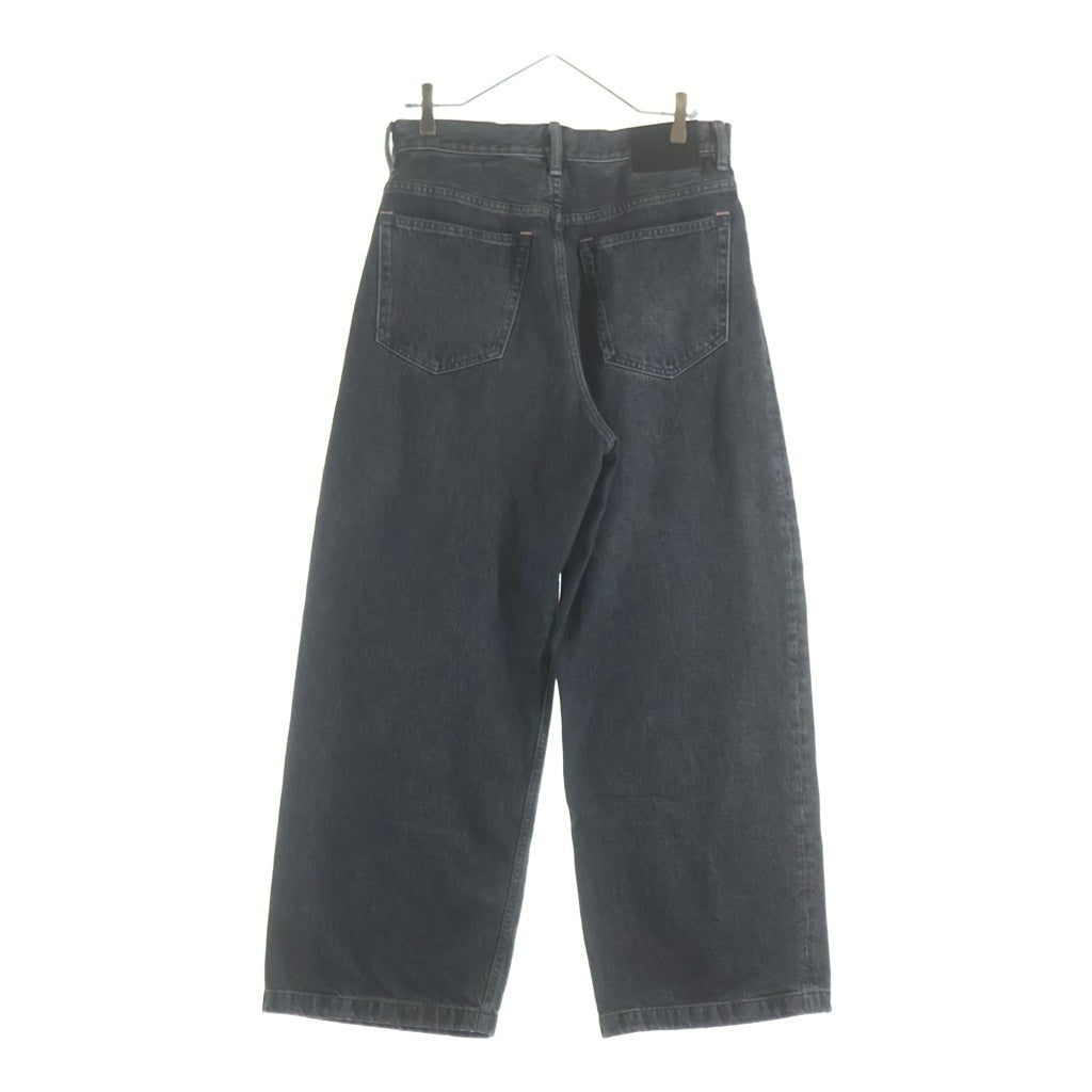 Acne Studios(アクネ ストゥディオズ) 1989 loose fit jeans ash Blcak ワイドデニム ブラック B00322