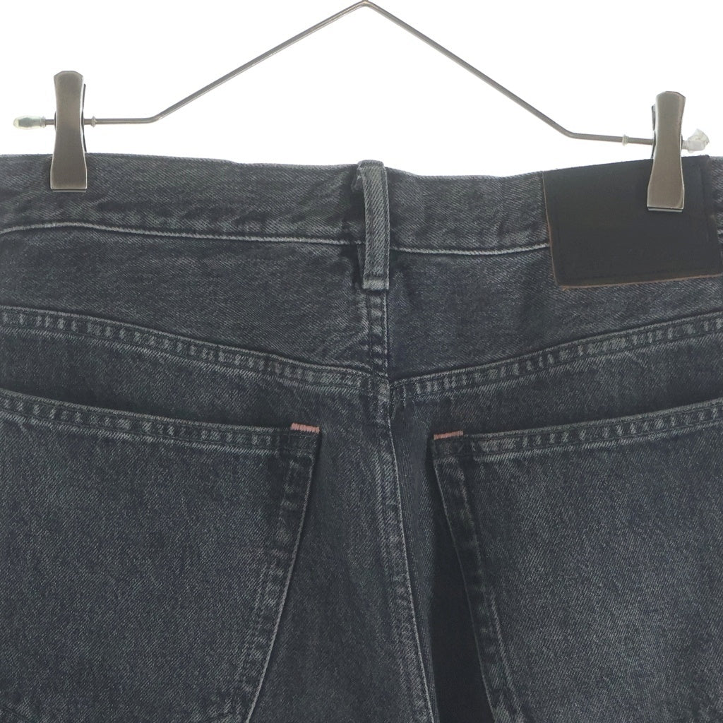 Acne Studios(アクネ ストゥディオズ) 1989 loose fit jeans ash Blcak ワイドデニム ブラック B00322