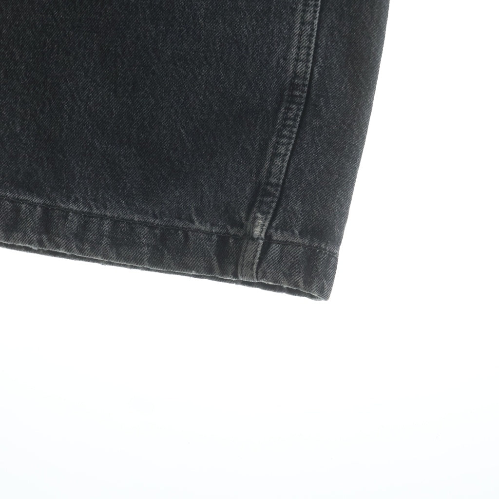 Acne Studios(アクネ ストゥディオズ) 1989 loose fit jeans ash Blcak ワイドデニム ブラック B00322